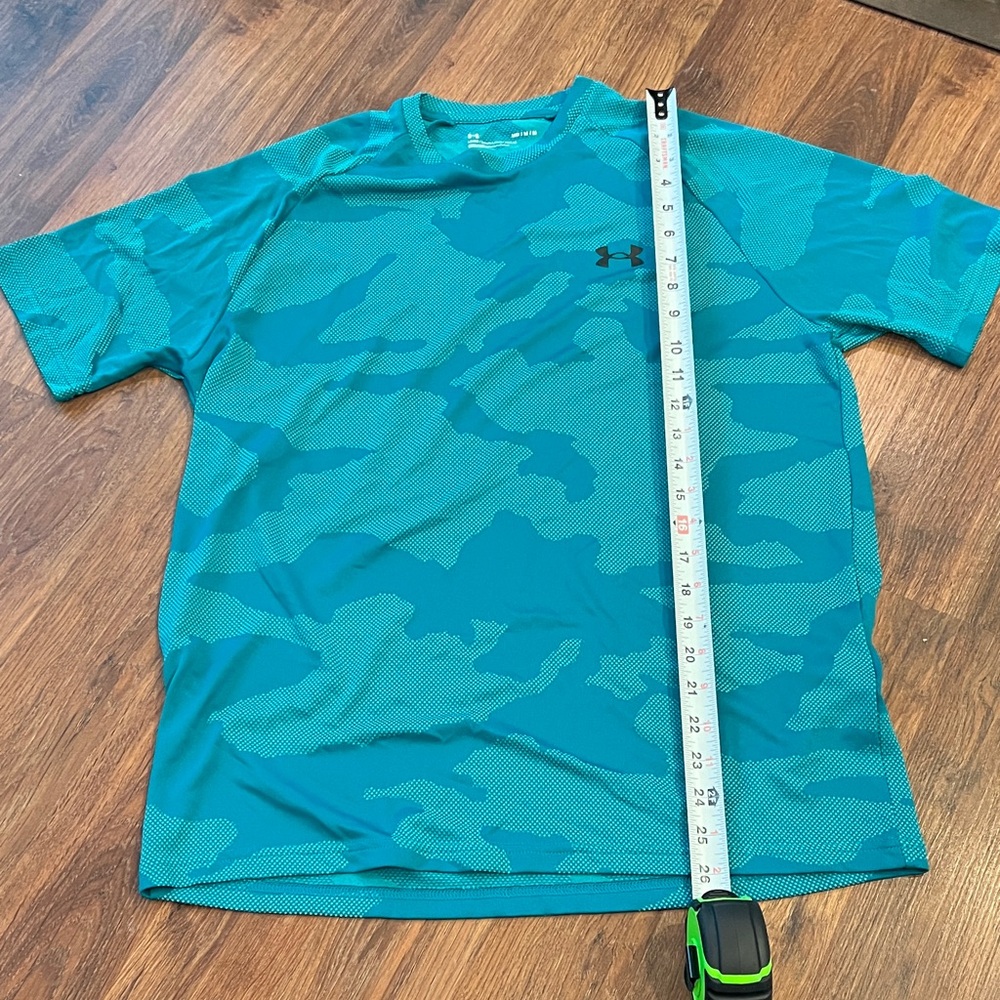 Under Armour Men's Turquoise / Blue / Green Camo Short Sleeve Tee - Picture 5 of 13